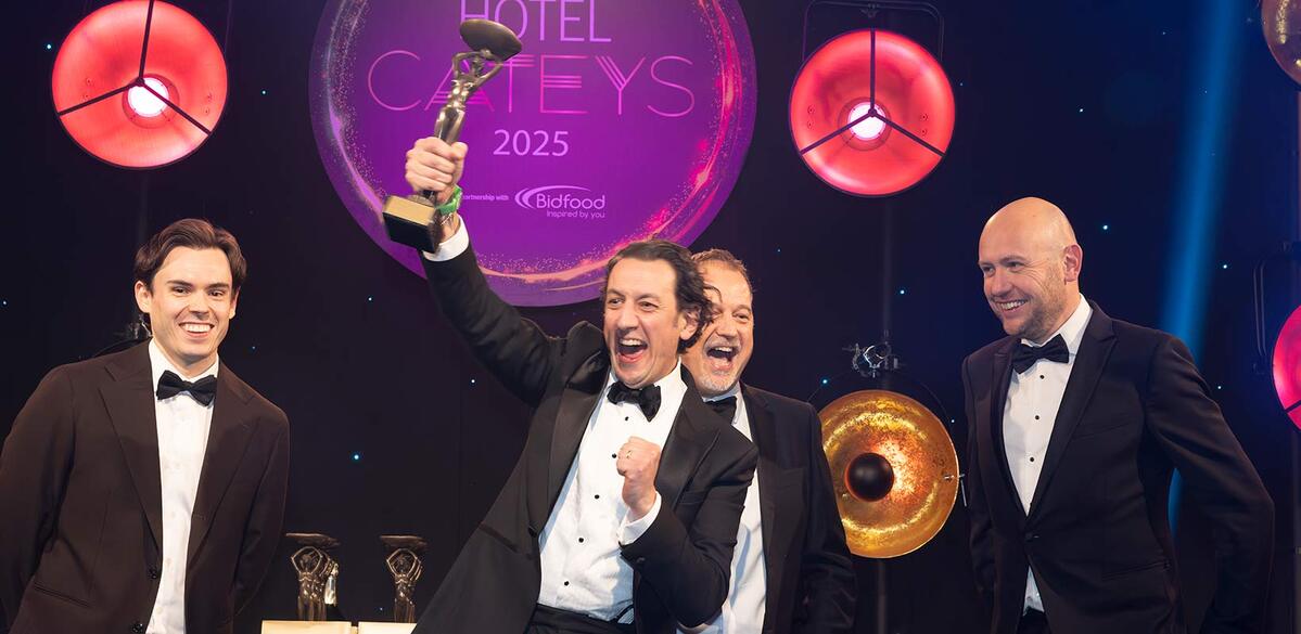 Marco Pittella of Ham Yard won Hotel Restaurant Manager of the Year 