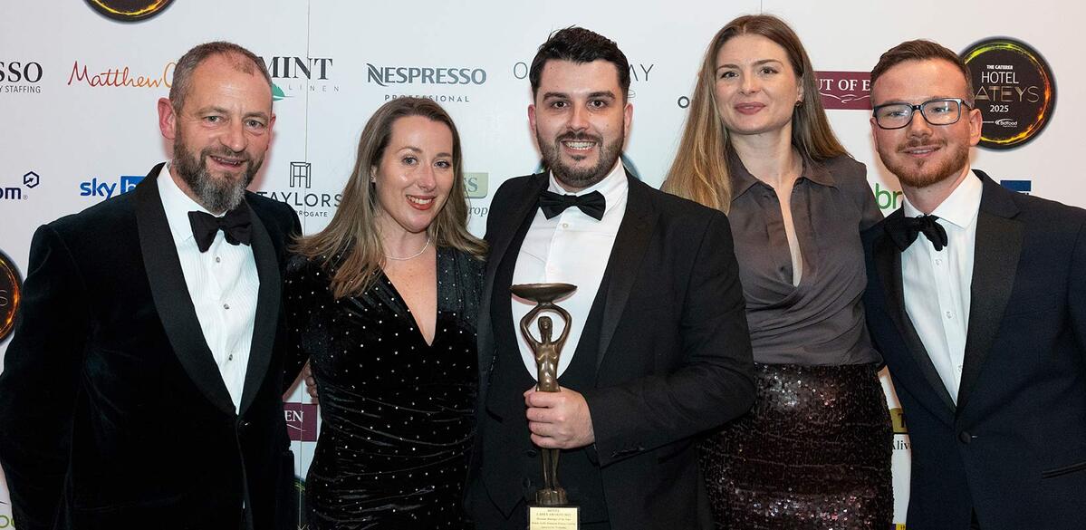 2025 Acorn Award winner Benoit Raffi of the Kimpton Fitzroy London took home Revenue Manager of the Year