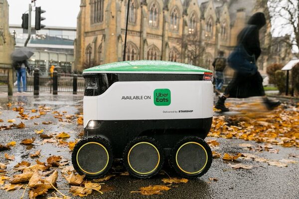 Self-driving robots to deliver Uber Eats takeaways in the UK