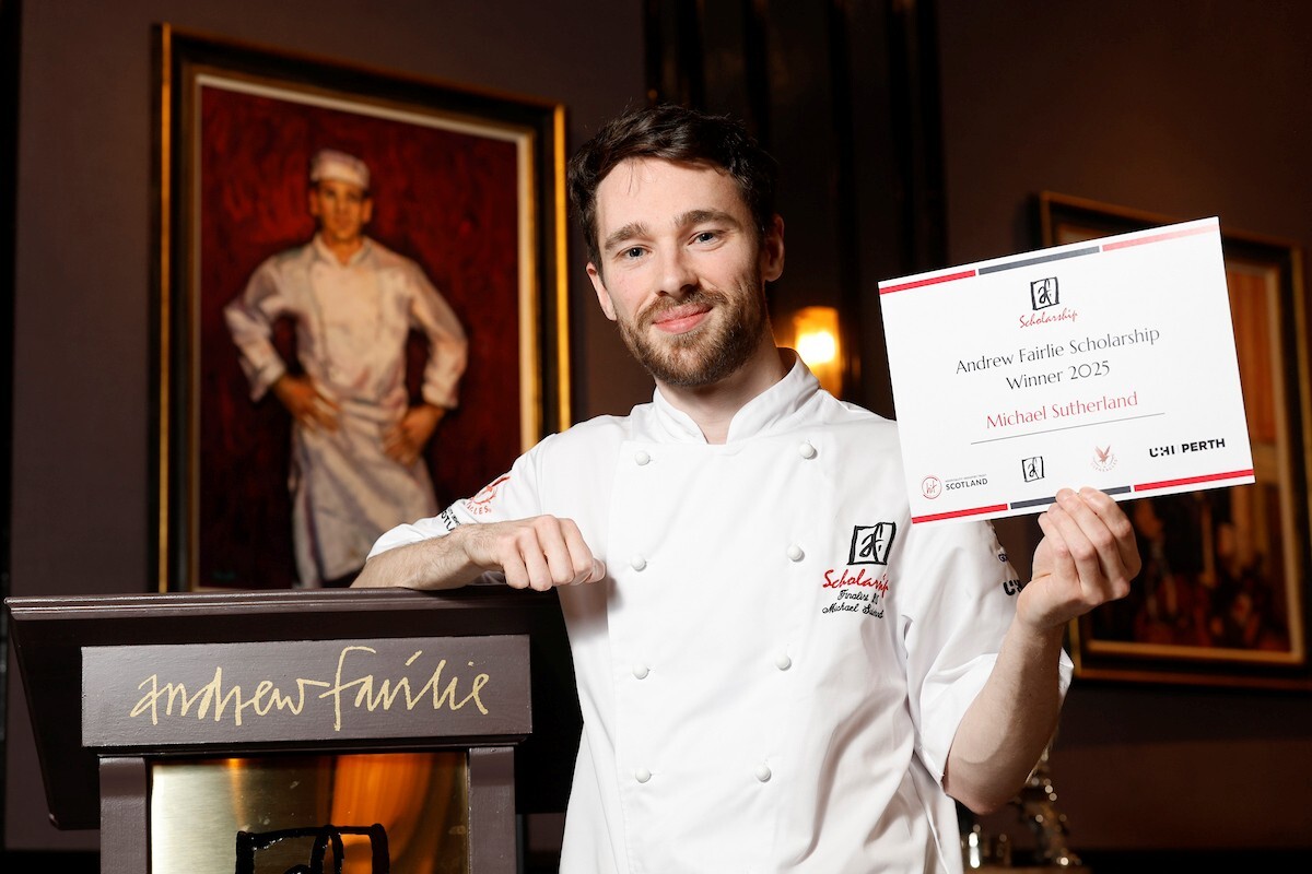 Michael Sutherland crowned 2025 Andrew Fairlie Scholar