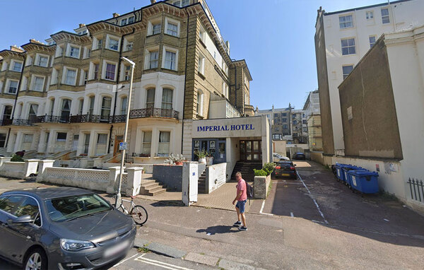 Emergency services tackle fire at Imperial hotel in Hove