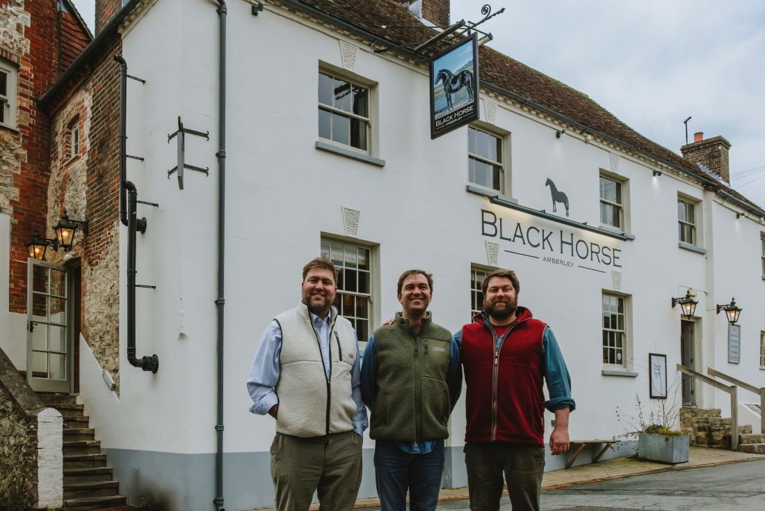 Gladwin brothers buy the Black Horse pub in West Sussex