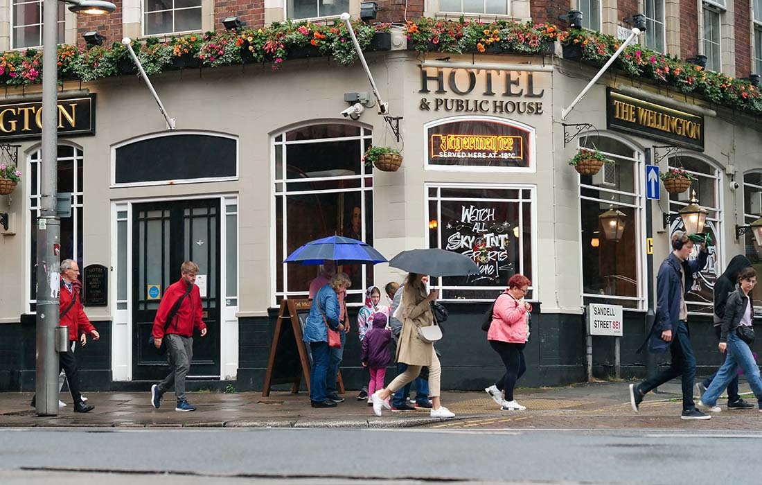 rain pub london shutterstock 2344395763