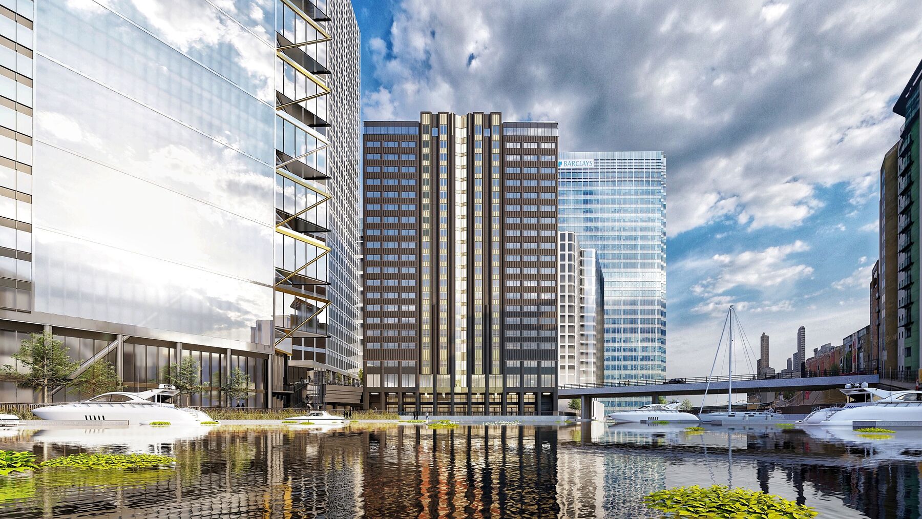 East Elevation of Locke Aparthotel at Cartier Circle Wood Wharf