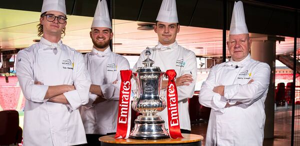In pictures: chefs prepare for kick-off at the FA Cup Final at Wembley