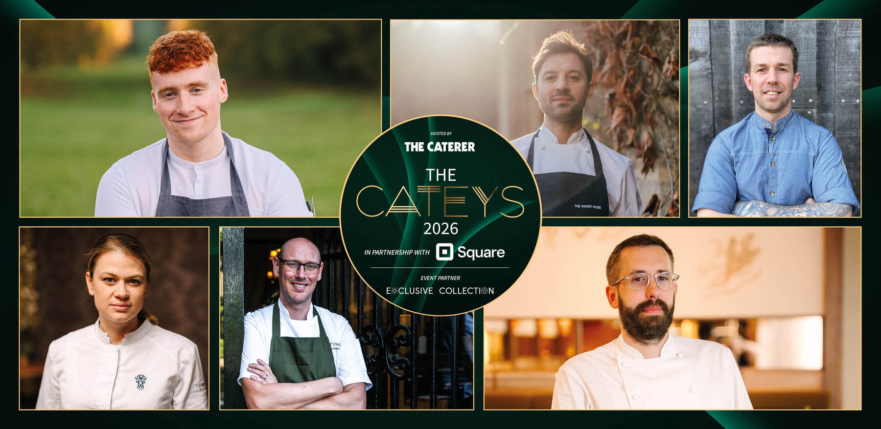 Exclusive Collection chefs to create the Cateys 2026 menu