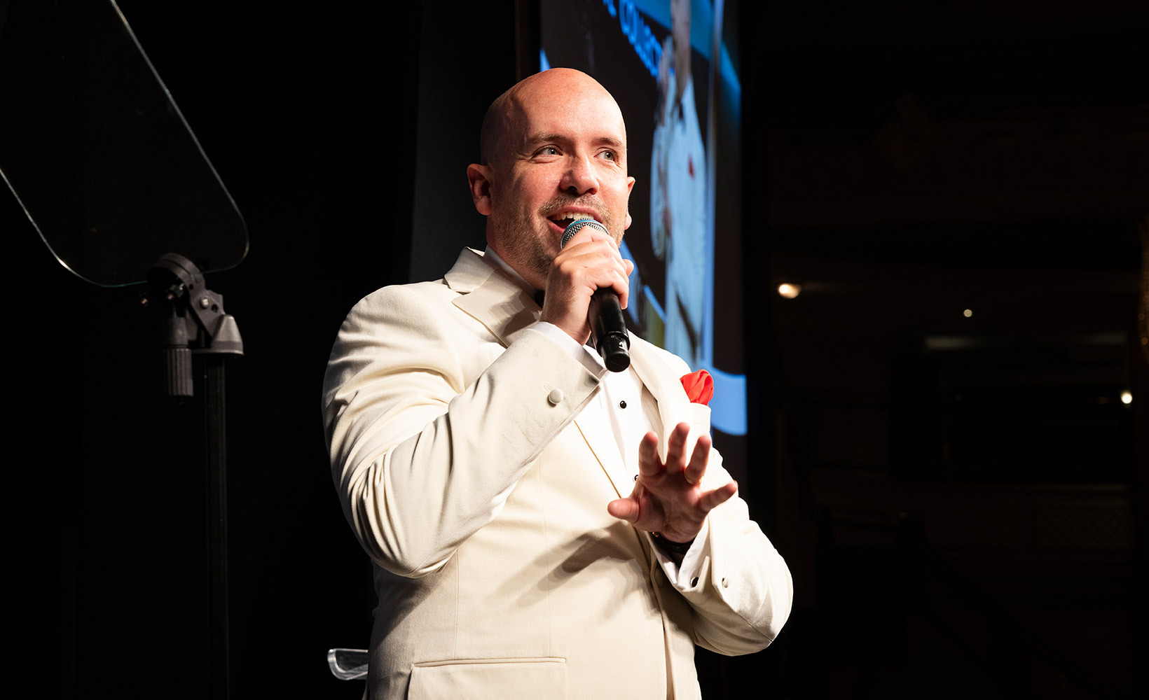 And comedian Tom Allen co-hosted and presented