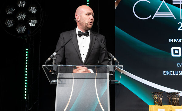 James Stagg, editor of The Caterer, was co-host of the awards