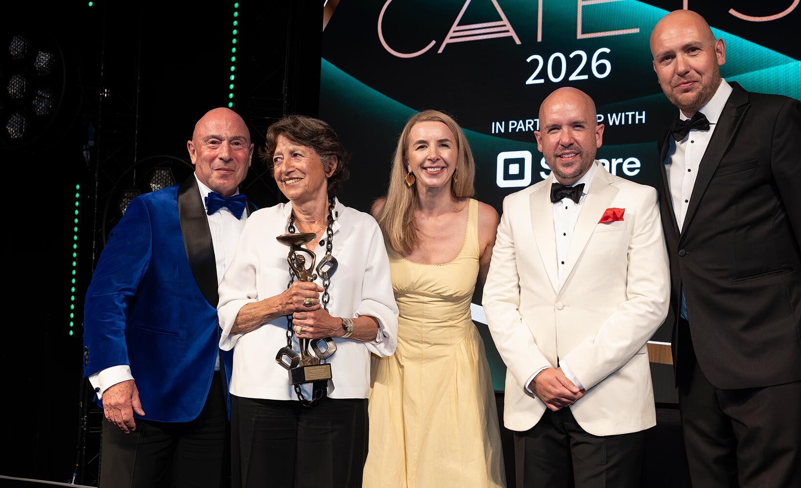 Jacobs Media chairman Clive Jacobs presented the final award, the International Outstanding Achievement Award, to Lady Olga Polizzi, joint winner with Sir Rocco Forte