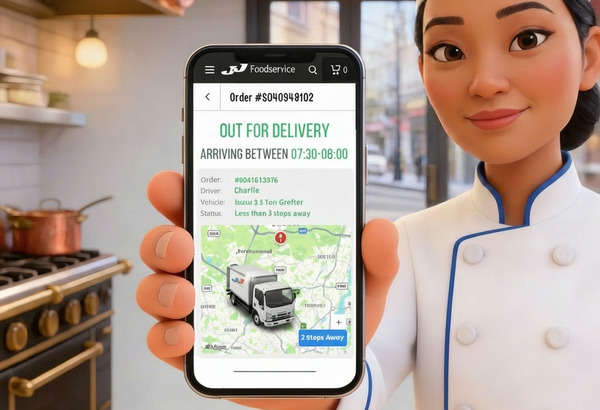 JJ Foodservice launches live delivery tracking